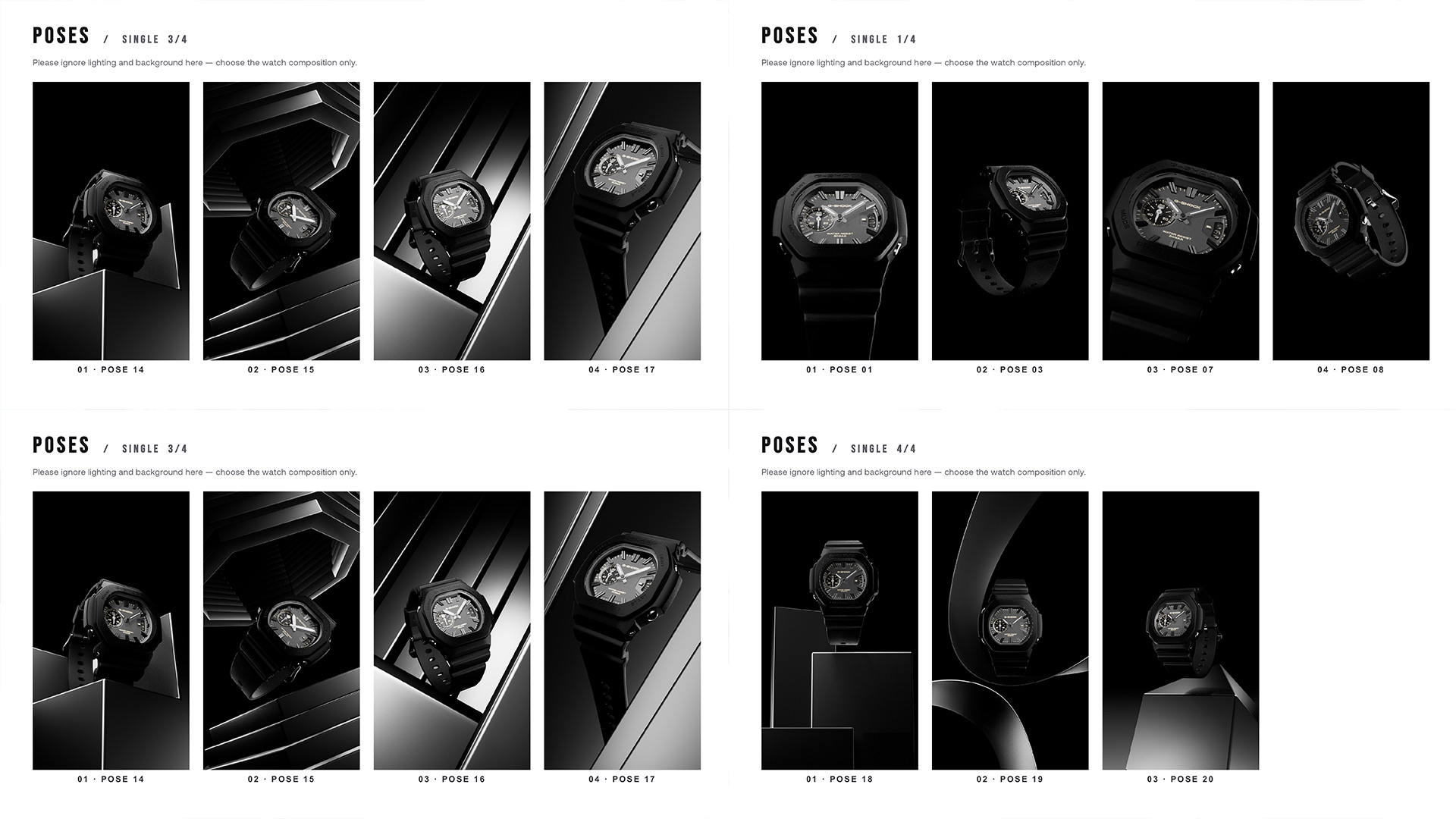 Casio G-Shock 2500 pose exploration