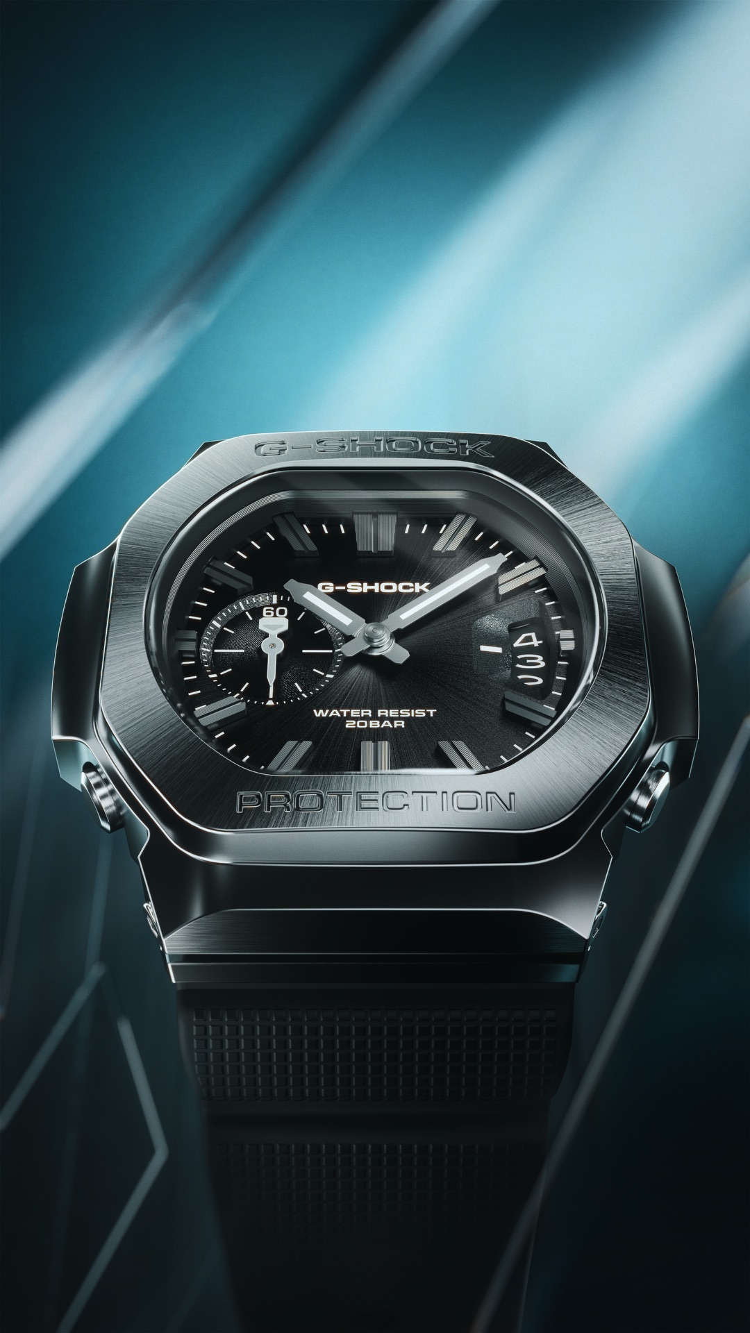 Casio G-Shock 2500 silver key visual